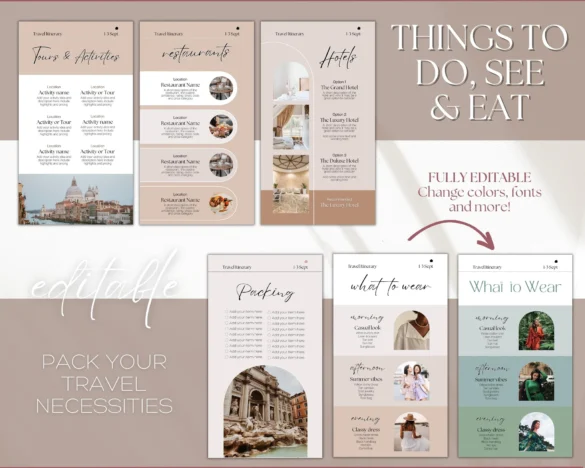 Travel Itinerary Template: Plan Trips Like a Pro Guide!